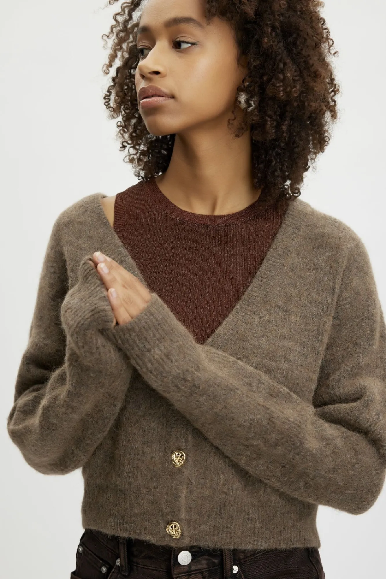 Kvinna Gestuz Stickat & Cardigans^Alphagz Cardigan