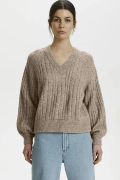 Kvinna Gestuz Stickat & Cardigans^Alphagz R Stickad Pullover
