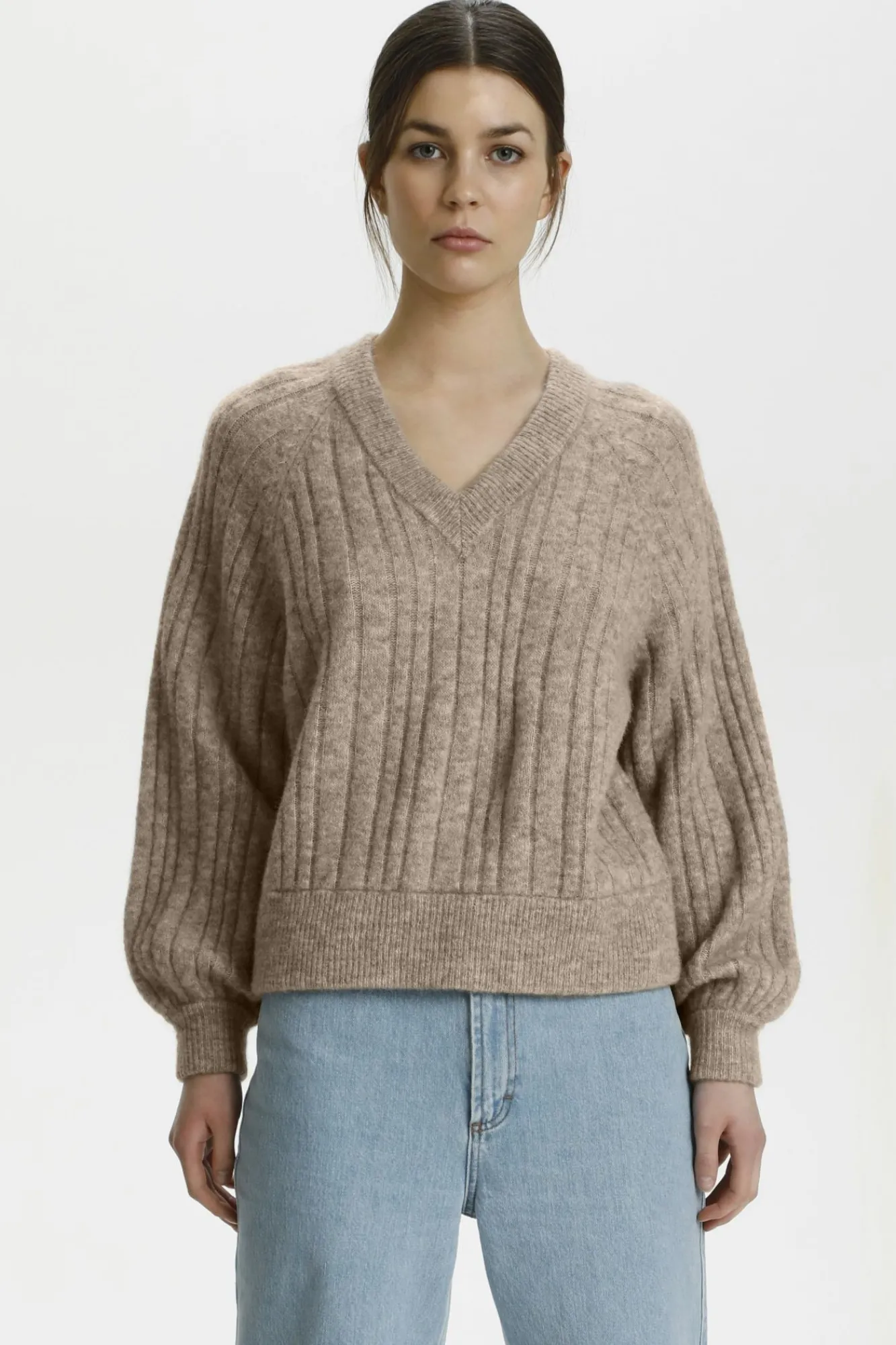 Kvinna Gestuz Stickat & Cardigans^Alphagz R Stickad Pullover