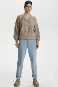 Kvinna Gestuz Stickat & Cardigans^Alphagz R Stickad Pullover