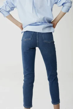 Kvinna Gestuz Jeans^Astridgz Hw Slim Jeans