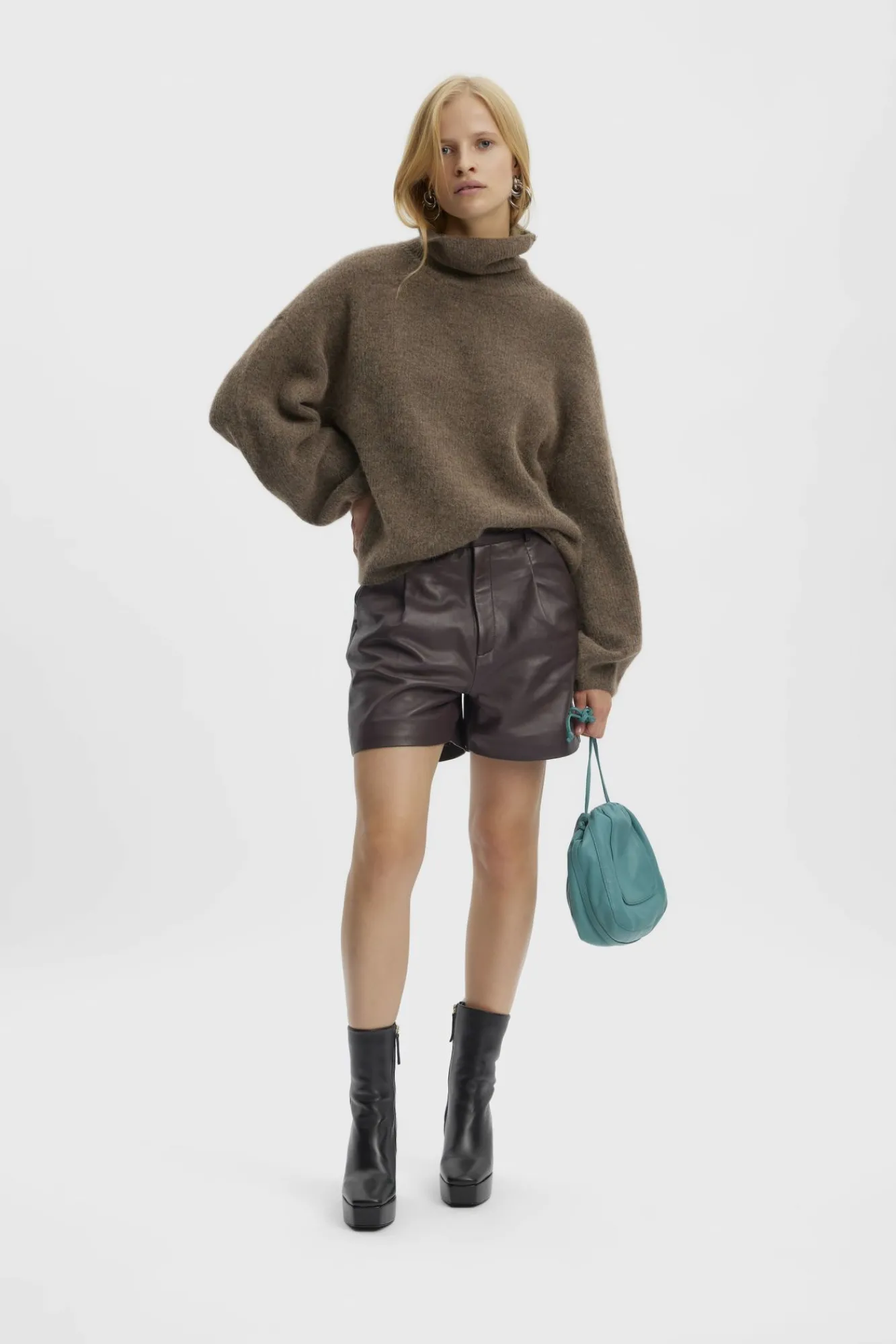 Kvinna Gestuz Shorts^Claudettegz Lader Shorts