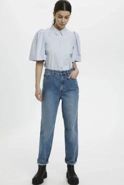 Kvinna Gestuz Jeans^Dacygz Hw Straight Jeans