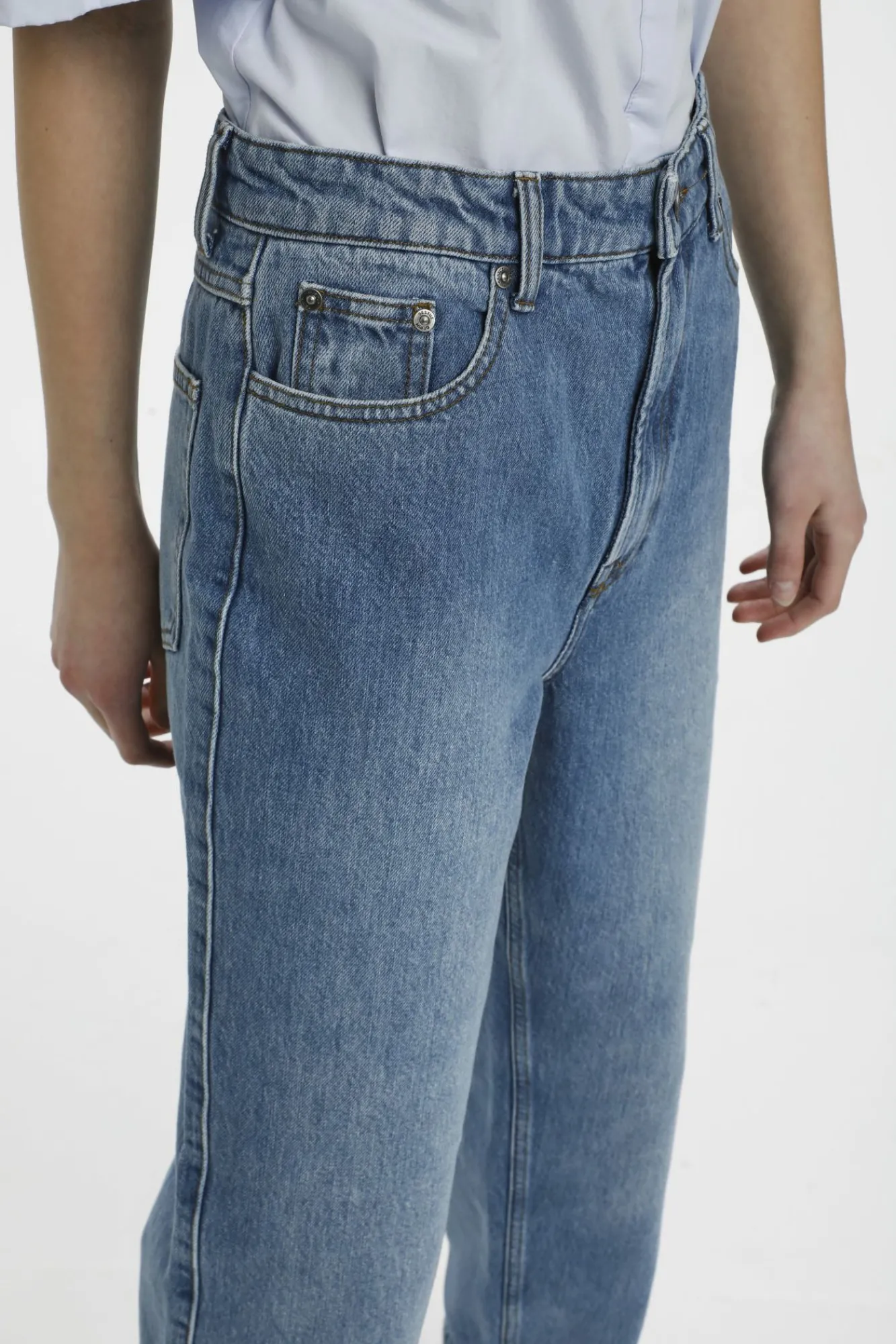 Kvinna Gestuz Jeans^Dacygz Hw Straight Jeans