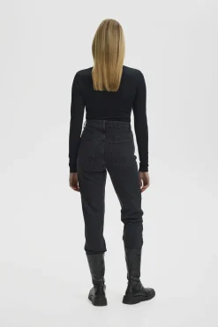 Kvinna Gestuz Jeans^Denagz Hw Mom Jeans