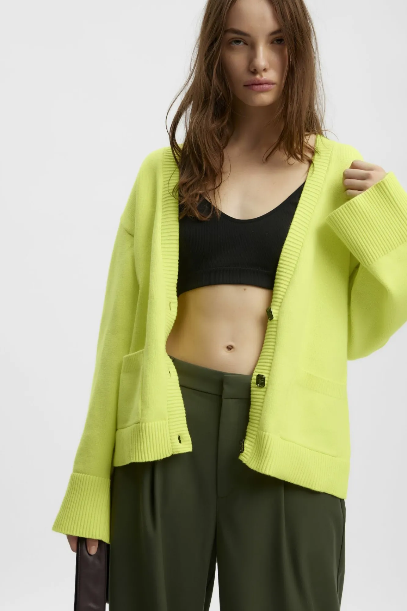 Kvinna Gestuz Stickat & Cardigans^Emblagz Cardigan