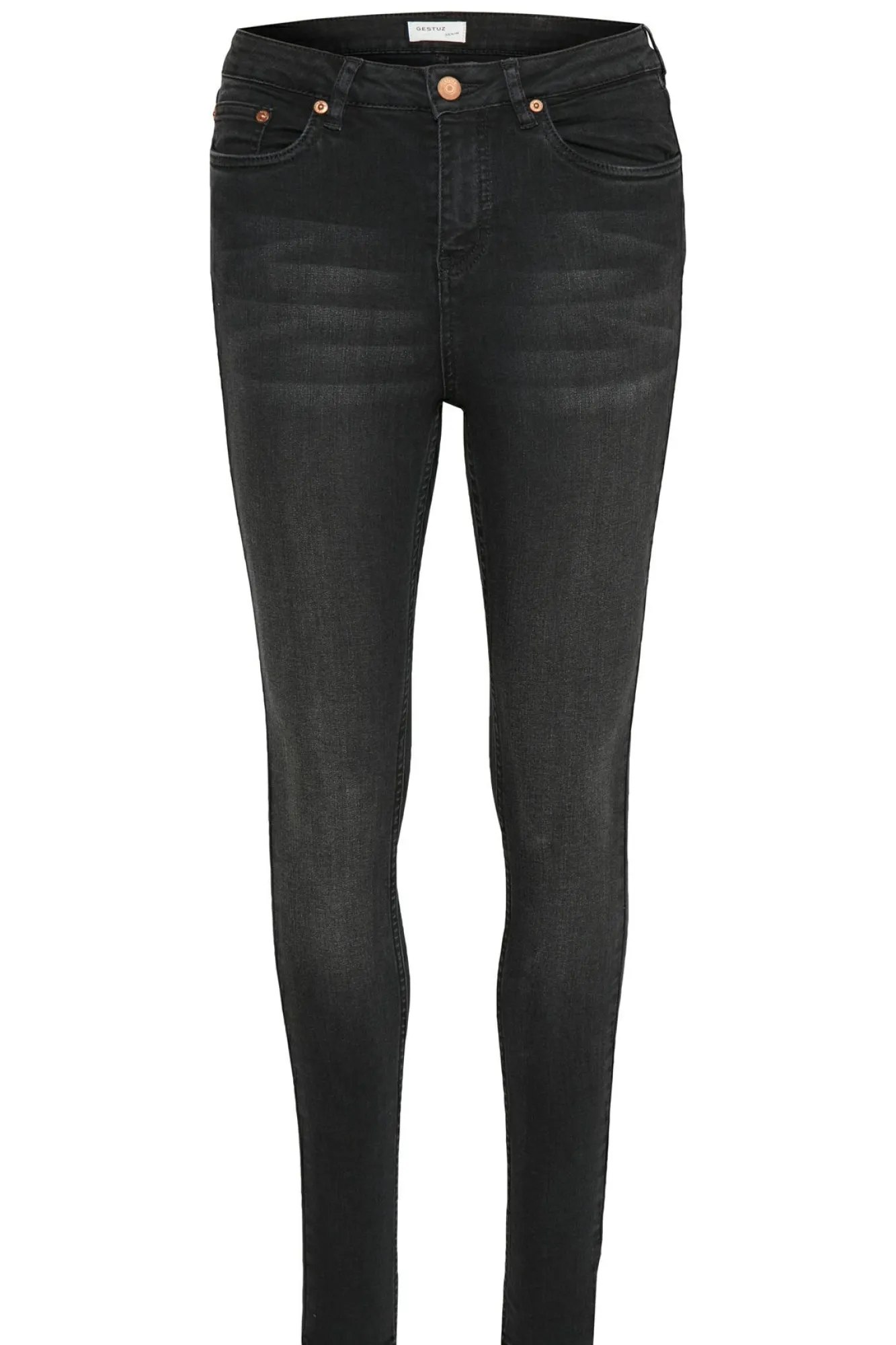 Kvinna Gestuz Jeans^Emilygz Hw Skinny Jeans
