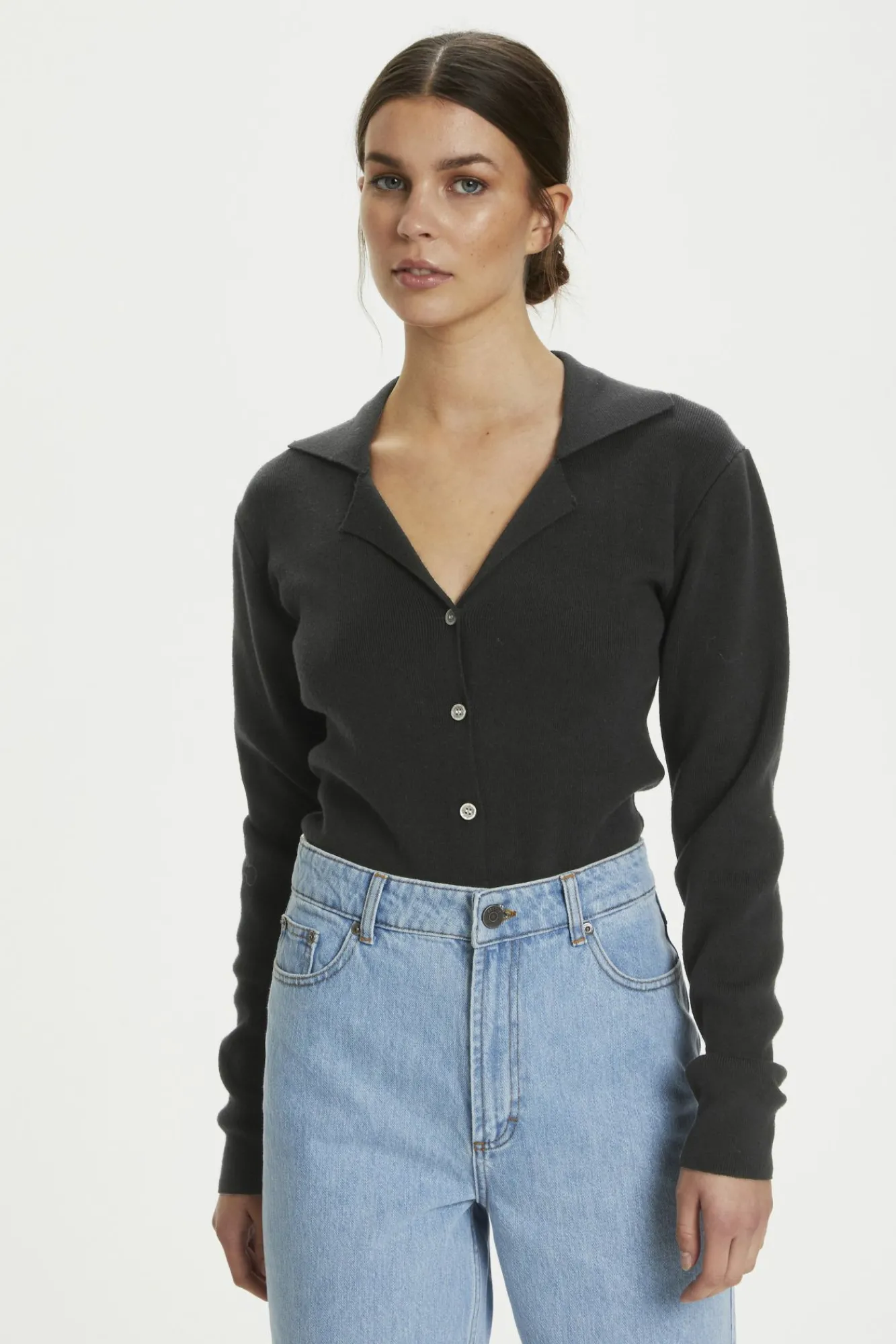 Kvinna Gestuz Stickat & Cardigans^Leogz Stickad Pullover