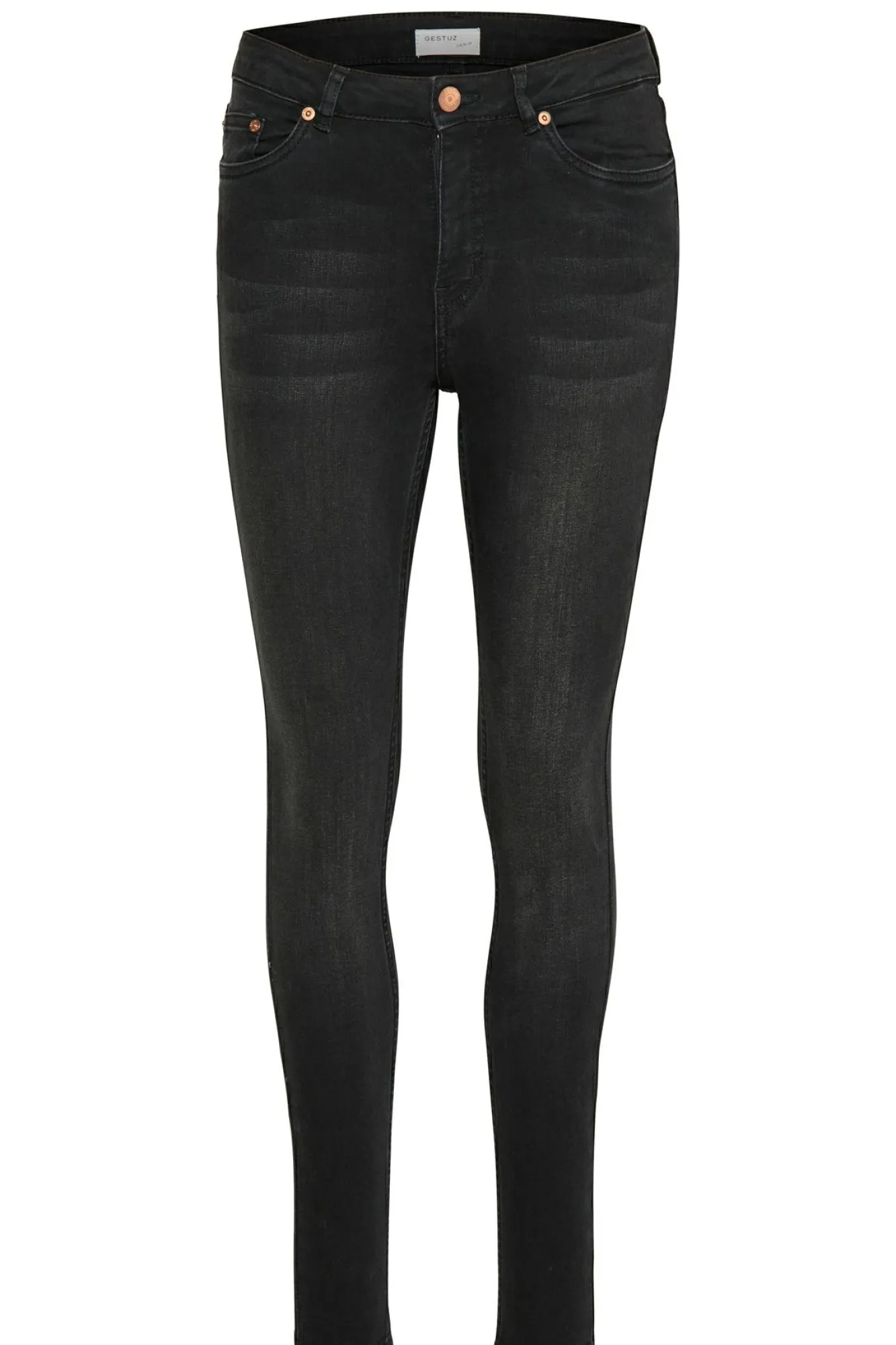Kvinna Gestuz Jeans^Maggiegz Mw Skinny Jeans