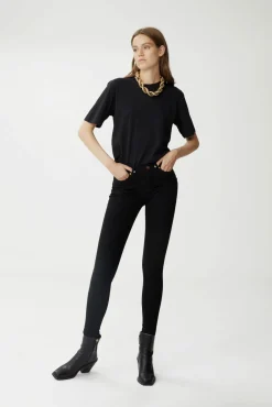 Kvinna Gestuz Jeans^Maggiegz Mw Skinny Jeans