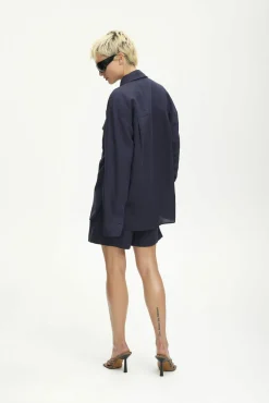 Kvinna Gestuz Shorts^Malougz Linne Shorts