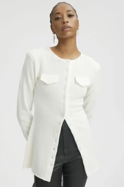 Kvinna Gestuz Stickat & Cardigans^Manzigz Cardigan