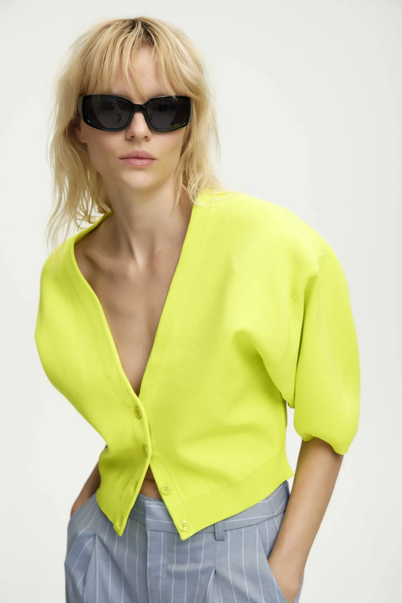 Kvinna Gestuz Stickat & Cardigans^Pryagz Cardigan