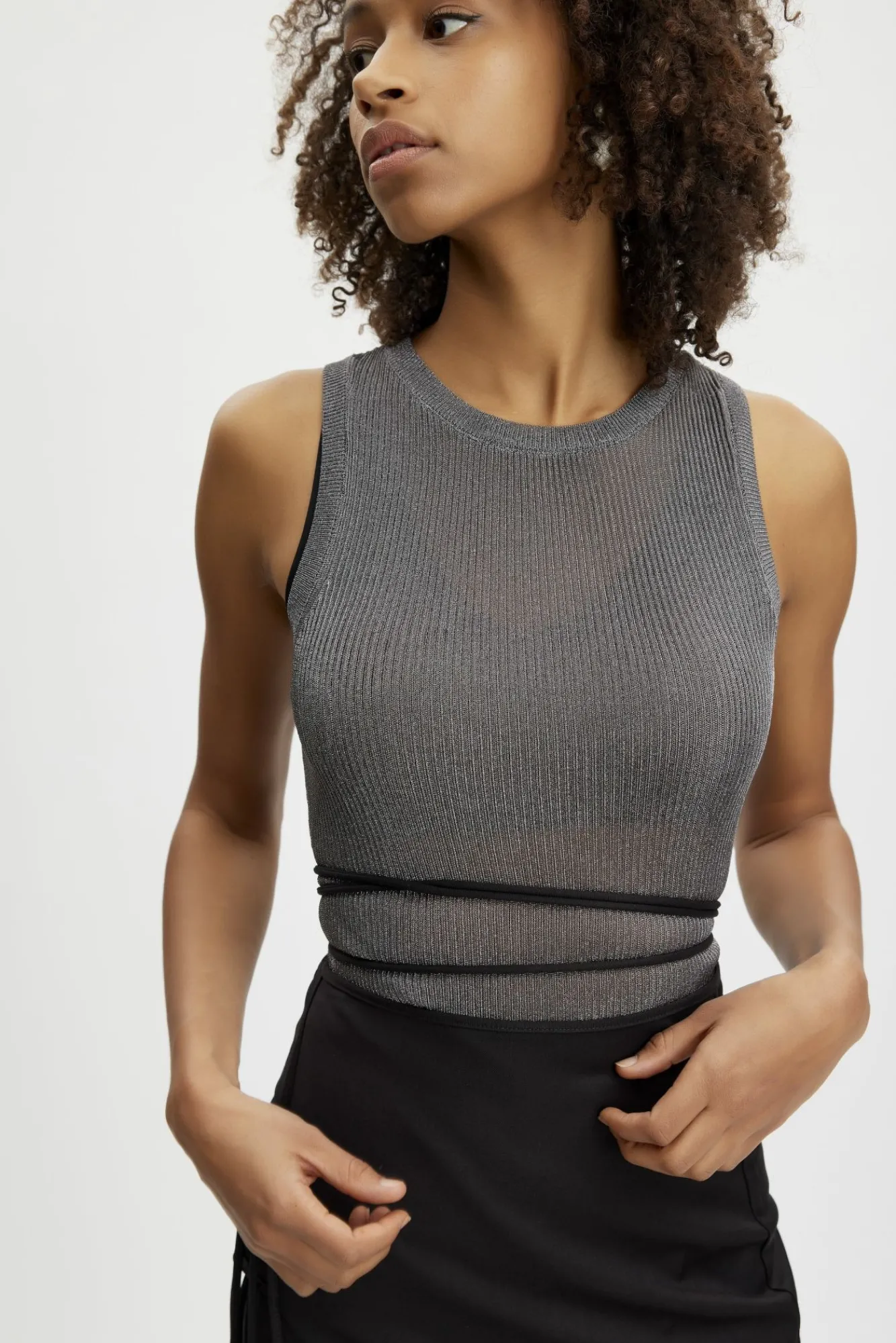 Kvinna Gestuz Stickat & Cardigans^Silvigz Top