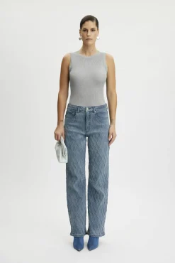 Kvinna Gestuz Stickat & Cardigans^Silvigz Top