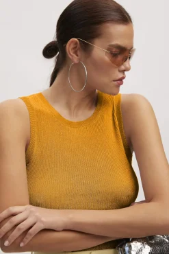 Kvinna Gestuz Stickat & Cardigans^Silvigz Top