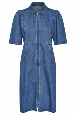 Kvinna Gestuz Klänningar^Umatillagz Denimklanning